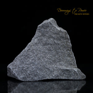Black Azeztulite Crystal Altar Stone