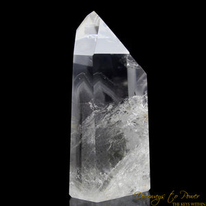 Black Phantom Lemurian Quartz Master Crystal 'The Protector'