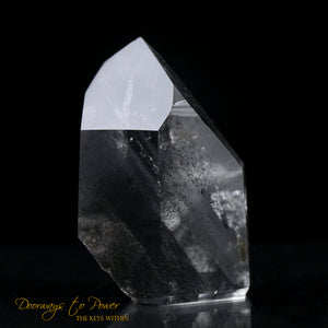 Black Phantom Lemurian Quartz DOW Crystal 'The Protector'