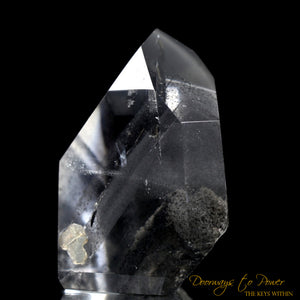 Black Phantom Lemurian Quartz DOW Crystal 'The Protector'