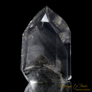 Black Phantom Lemurian Quartz DOW Crystal 'The Protector'