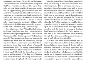 Blue Green Azeztulite Crystal Properties