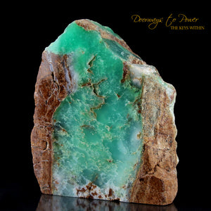 Chrysoprase Crystal Altar Stone