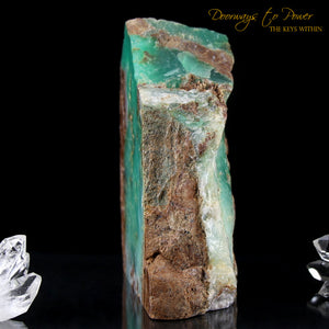 Chrysoprase Crystal Altar Stone