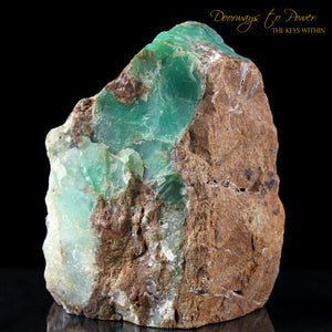 Chrysoprase Crystal Altar Stone