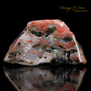 Azozeo Activated Cinnazez Azeztulite Crystal Tumbled & Polished