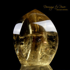 Citrine Quartz Crystal Sculpture 'The Oracle'