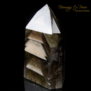 Citrine Temple Heart Dow Phantom Master Crystal 'Mystery of Life'