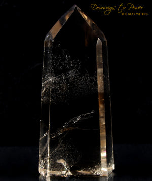 Citrine Temple Heart Dow Quartz Crystal Point