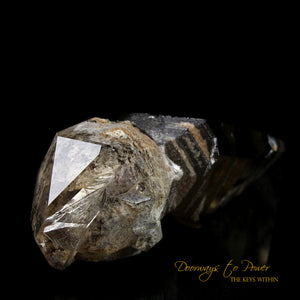 Citrine DT White Phantom Shaman Quartz Crystal Wand