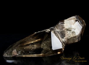 Citrine DT White Phantom Shaman Quartz Crystal Wand
