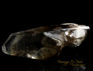 Citrine DT White Phantom Shaman Quartz Crystal Wand