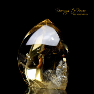 Citrine Quartz Crystal Sculpture 'The Oracle'