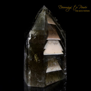 Citrine Temple Heart Dow Phantom Master Crystal 'Mystery of Life'