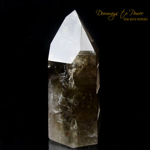 Citrine Temple Heart Dow Phantom Master Crystal 'Mystery of Life'