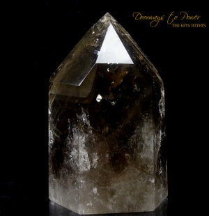 Citrine Temple Heart Dow Phantom Master Crystal 'Mystery of Life'