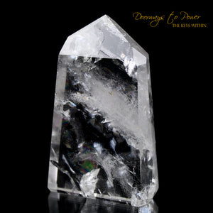 Pure Clear Quartz Point & Devic Temple Master Crystal