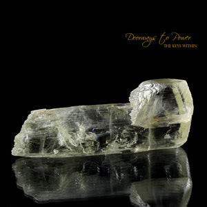 Clear White Kunzite Light Language Key Crystal