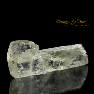 Clear White Kunzite Light Language Key Crystal