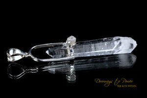 Colombian Lemurian Seed Diamond Crystal Pendant