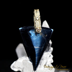 Covellite Light Language Crystal Pendant