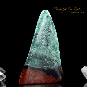 Crimson Cuprite Crystal Altar Stone