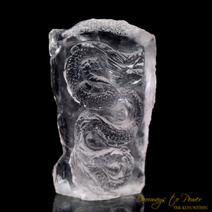 Danburite Dragon Crystal Carving