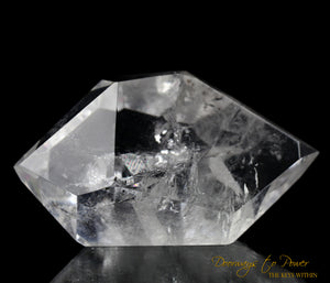 Double Terminated Manifestation Quartz Record Keeper Crystal