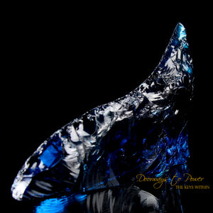 Electric Blue Atlantean Andara Crystal 'Pleiadian Emissaries of Light' Lady Nellie Monatomic Andara Crystals Mt Shasta California