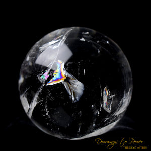 Lemurian Light Quartz Crystal Sphere
