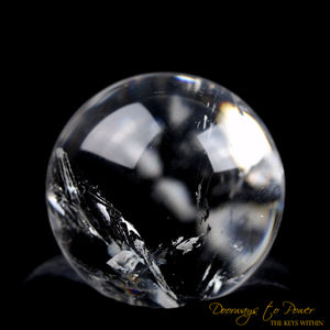 Lemurian Light Quartz Crystal Sphere