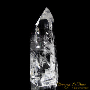 Exquisite Pure Clear Quartz Temple Heart Dow Master Crystal