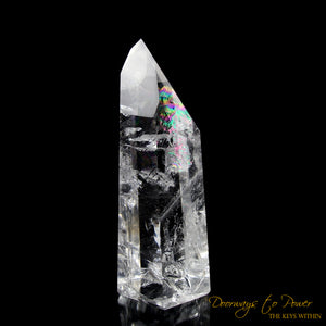 Exquisite Pure Clear Quartz Temple Heart Dow Master Crystal