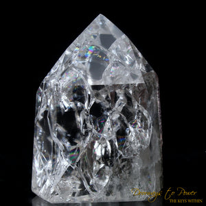 Fire and Ice Rainbow Quartz Master Crystal 'Clear Light'