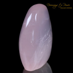 Gemmy Rose Quartz Crystal