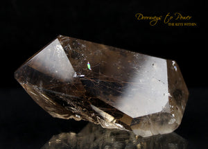Golden Harmonics Rutilated Spirit Paths Quartz Crystal 'Bridge to Infinity'