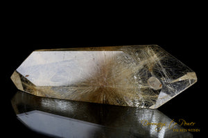 Golden Rutilated DT Crystal Wand