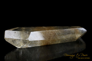 Golden Rutilated DT Crystal Wand