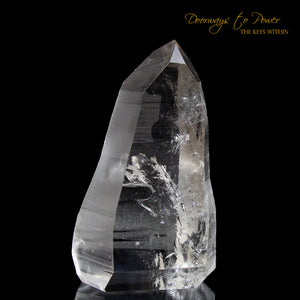 Golden Lemurian Crystal 'Light Language Royalty' 9D Energy Gateway