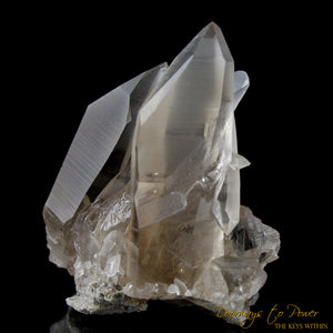 Golden Lemurian Twin Quartz Crystal Specimen A +++