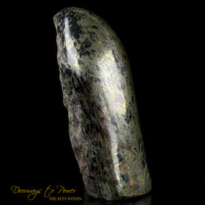 Healers Gold Crystal Altar Stone 'Alchemy & Abundance'