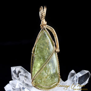 Heliodor Crystal Pendant 14k "Gift of the Sun"