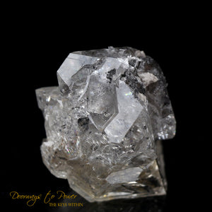 Herkimer Diamond Double Terminated Crystal with Sunken Record Keeper