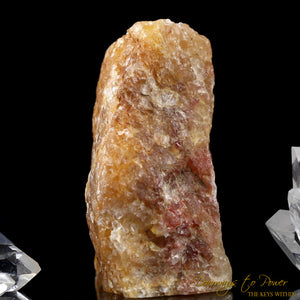 Himalaya Red Gold Azeztulite Crystal Abundance Stone