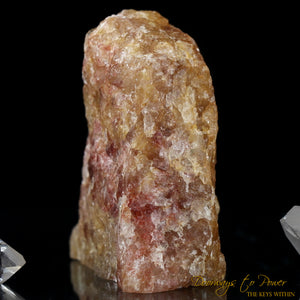 Himalaya Red Gold Azeztulite Crystal Abundance Stone