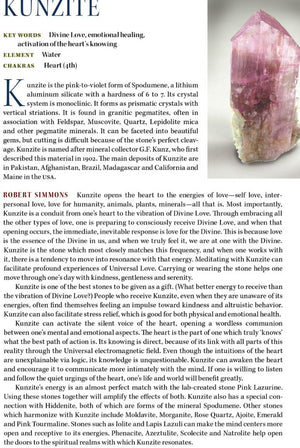 Kunzite Crystal Properties