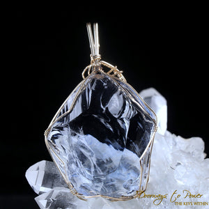 Lady Nellie Blue Andara Pendant 14k 'First & Final Synthesis'
