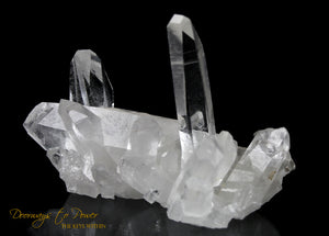 Lemurian Light Quartz Crystal Cluster 
