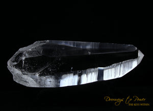 Lemurian Light Quartz Crystal Wand 'Era of Light'