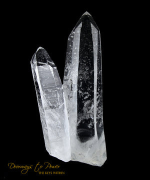 Lemurian Light Tantric Twin Crystal